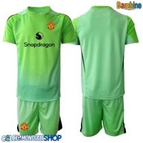 Maglie da calcio Manchester United Portiere Terza Maglia Bambino 2025-26 Manica Corta (+ Pantaloni corti)